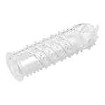 Structured Penis Sheath - Cock Sleeve With Structure, Ribbed Penis Sleeve For Intense Stimulation - Flexible, Partner Pleasure, 15.5Cm