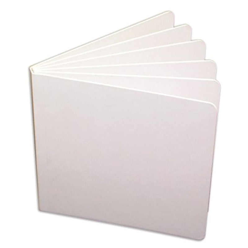 Blank Chunky Thick Pages Book for Kids, White