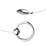 Stainless Steel Metal Urethral Sound Stick Prostate Massager With Pull Ring Male Masturbation Urethral Beads Men And Women Flirting Fun Adult Products