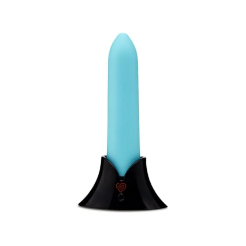 Teal Blue Point 20 Function Bullet for Enhanced Sensual Experience