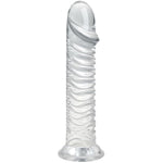 Realistic Small Dildo Butt Plug 6.88 Inch Clear Dildo With Suction Cup Anal Sex Toys For Prostate Massage Anal Stretching Adult Sex Toys For Men Women Couples Masturbation