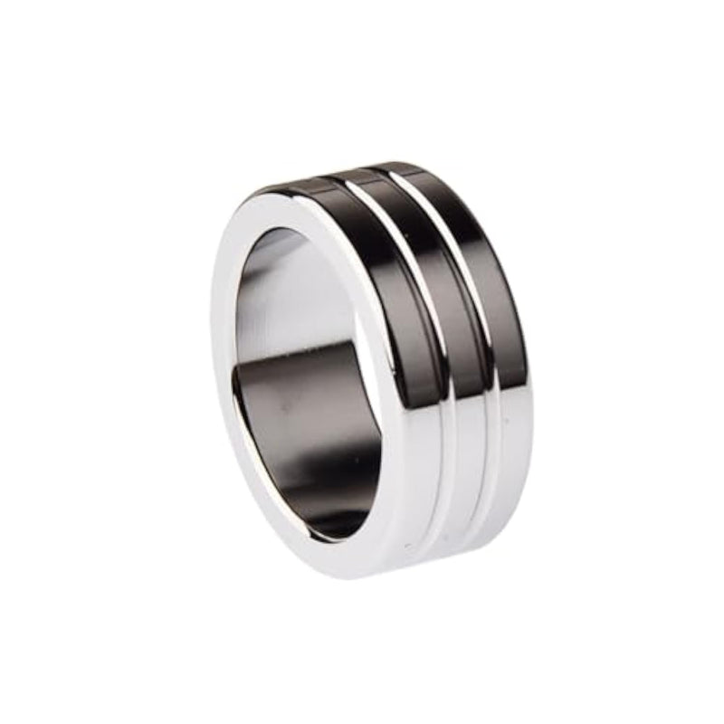 Male Stainless Steel Penis Delay Metal Pendant Adult Exercise Weight Binding Slot Plate Finger Rooster Ring