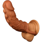 Silicone Cock Ring Penis Extension Sleeve With Vivid Glans And Veins Delay Ejaculation Sex Toys With O Ring Design For Men