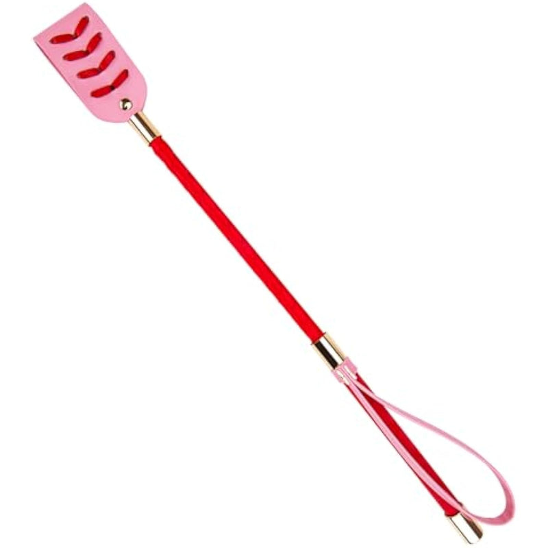 Spanking Paddle Flogger For Sex Pu Leather Sex Whip Adult Sm Tool Flirt Restraint Bondage Sexual Adult Sex Toy For Couple Adults Bdsm Cosplay Play Sex Flogger Sex Whip Adult Sex Play(Pink)