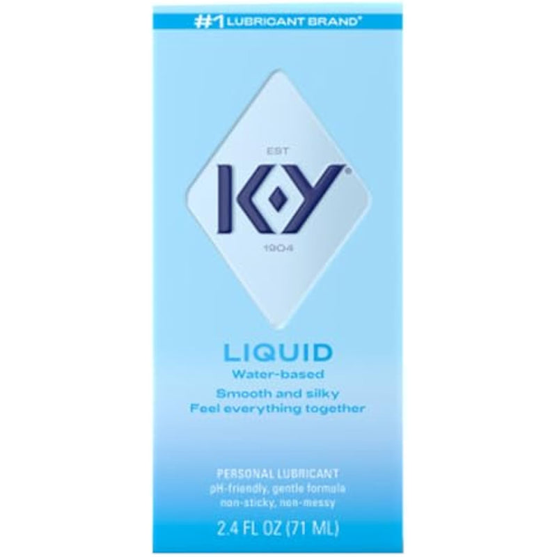 Liquid Classic Water-Based Body Friendly Formula 2.4 Fl Oz Personal Lubricant For Wetter Sex For Men, Women And Couples & Safe To Use With Latex Condoms