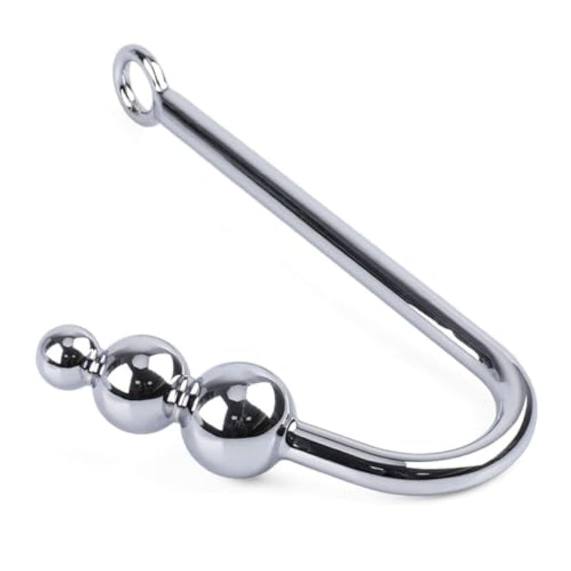 Anal Hook, Metal Fetish Bondage Hook With 3 Balls Steel Anal Rope Hook Bondage Sex Games Unisex Fetish Sex Toy For Couple Lovers