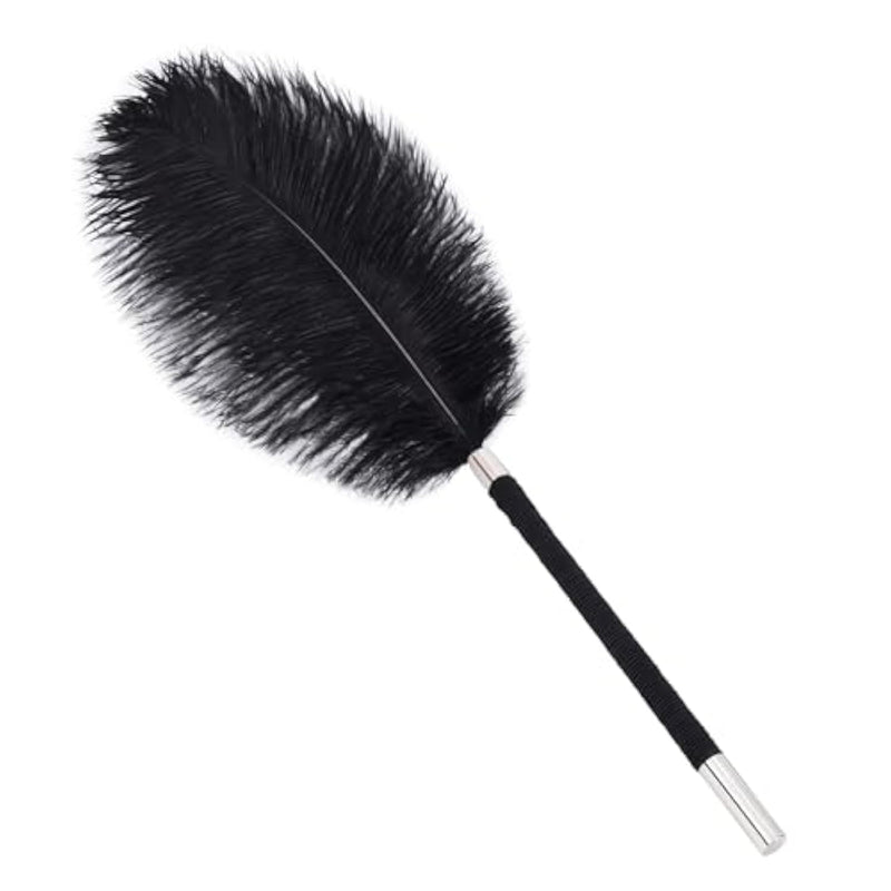 Feather Tickler Fetish Feather Teaser 14.87 Inch Long Teasing Rod Skin Stimulator Cosplay Flirting Sm Sex Toys