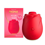 Rose Clit Suction Vibrator for Women and Couples - 6 Intensity Levels & 4 Patterns