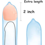 Penis Extension, Silicone Penis Sleeve 4PCS Penis Extender Beads Cock Sleeve Reusable Penis Enlarger Couple Adult G spot Stimulate Adult Sex Games