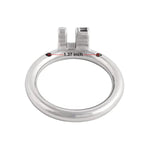 Male'S Flat Closed Base Ring For Stainless Steel Chasity Cages Device Virginity Lock Jh045 45Mm