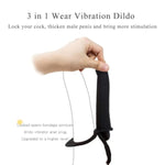 5In Silicone Strap On Penis Butt Plug, Double Penetration Dildo Vibrator With Cock Ring, Delay Ejaculation Anus Plug Massager Adult Erotic Anal Sex Toys For Male Man Women Couples