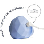 Diamond Vibe Personal Massager Vibrator, 10 Vibration Settings, Waterproof, Body-Safe Silicone, Usb Rechargeable