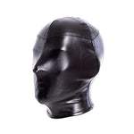 Full Face Restraint Head Hood - Lbdsm Fetish Hood Leather Bondage Masks Breathable Hood Mask Adult Sex Toys