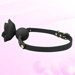 Mouth Gag Silicone Breathable Ball Gag Adjustable Bondage Restraint Fetish Training Sex Toy For Couple Bdsm Cosplay Game Play (Black)