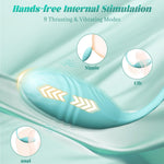 Remote Control Thrusting Egg Vibrator – 3-in-1 Silent Waterproof Vibrator for Couples