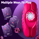 Suction Vibrator for Women – 10 Modes Clitoral & Nipple Stimulator, Waterproof Toy