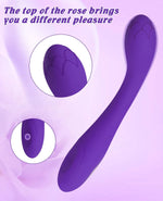 Powerful Waterproof Rose Vibrator – 10 Modes, Soft & Flexible Clitoral Stimulator