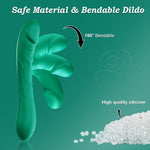 Flexible G-Spot & Anal Dildo Vibrator, 3 Speed, 7 Frequency, Waterproof Toy