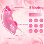 App-Controlled Wearable Clitoral & G-Spot Vibrator with 9 Modes, Waterproof & Rechargeable