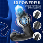Remote-Control Inflatable Prostate Massager – 3 Expansion & 10 Vibration Modes