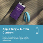 Sync Go Couples Vibrator | App-Controlled Dual Stimulation G-Spot & Clitoris Toy