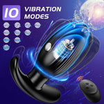 Remote Control Vibrating Butt Plug – 10 Modes, Prostate Massager & Anal Toy for Men