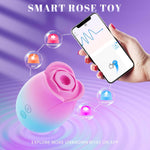 Rose Suction Vibrator – 9 Modes Clitoral, Nipple & G-Spot Stimulator for Women