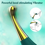 Rechargeable Clitoral & G-Spot Vibrator – 9 Modes, LCD Display, Waterproof Design