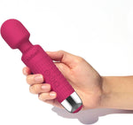 Mini Halo Wand Massager – Quiet, Cordless, Waterproof & High-Power Vibrations