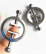 Adjustable Metal Nipple Clamps for Women & Men, Non-Piercing Body Jewelry