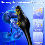 Prostate Massager with 7 Modes, APP Control, Vibrating Penis Ring for Men.