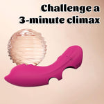 Mini Finger Vibrator for Women – 10 Modes, G-Spot & Clitoral Stimulator, Red