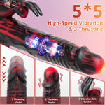 Remote-Control Thrusting Dildo Vibrator – 8.26" Dual Motor for G-Spot & Clit Play