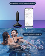 Remote Control Silicone Vibrating Butt Plug – Waterproof, Rechargeable & Powerful