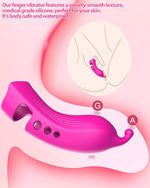 Rechargeable Finger Vibrator – App-Controlled Mini Clit & G-Spot Stimulator