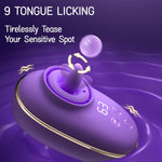 3-in-1 Clitoral Stimulator – Suction, Tongue-Licking & Vibration for Women