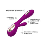 Luxurious Rabbit Vibrator with WaveMotion Tech – Thrusting Massager for Full Pleasure