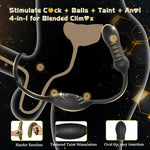 Thrusting Prostate Massager with Vibrating Cock Ring & Remote Control for Men & Couples