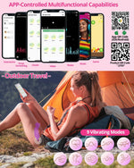 Purple Finger Vibrator – App-Controlled, 9 Modes, Waterproof & Rechargeable