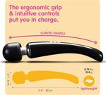 Wireless Wand Massager - G Spot & Clitoral Vibrator with 20 Modes, Waterproof, Black