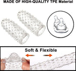 White Finger Sleeve Set – Clitoral, G-Spot & Nipple Stimulator for All Couples