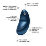 Compact Bullet Vibrator – 10 Intensity Modes for Clitoral Pleasure, Discreet & Blue
