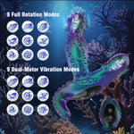 Remote-Controlled 360° Rotating Prostate Massager with 9 Modes for Men & Women