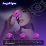 BDSM Vibrating Nipple Clamps – Remote Control, 10 Modes, Wearable Sex Toy for Couples