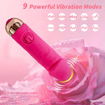 Compact Bullet Vibrator – 10 Modes for Clitoral & G-Spot Stimulation, Couples Friendly