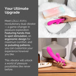 Dual-Function Suction Vibrator – G Spot & Clitoral Massager, Adult Toy for Couples