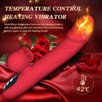 Thrusting Rose Vibrator – G Spot & Clitoral Stimulator with 7 Licking Modes