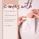 Wave Rechargeable Personal Massager – 10 Speed Vibrator for Women & Couples, Travel-Friendly