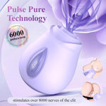Rose Sucking Vibrator – 5 Suction Modes & 5 Intensities for Clitoral Stimulation