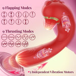 3-in-1 Thrusting Vibrator – APP-Controlled G-Spot & Clitoral Stimulator for Women